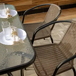 Комплект садових меблів 4Points Siena-4 з прямокутним столом 120x70x70 см - мініатюра 3