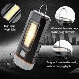 Велофара 3 в 1 PowerBank UltraFire Multifunctional Bicycle Light M48A - мініатюра 4