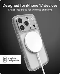 Чохол протиударний для iPhone 17 Pro (6.3") ZAGG Gear4 Crystal Palace MagSafe Clear Case Прозорий - мініатюра 10