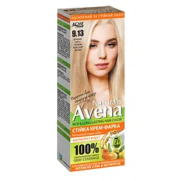 Cтійка крем-фарба для волосся Acme Avena Naturals 9.13 Бежевий світло-русявий