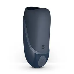 Мастурбатор Boners Vibrating Blow Job Simulator, 15 см (сірий)