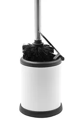 Йоржик для унітазу підлоговий Mixxus Topper-TB0201 white MI7094, Білий матовий - мініатюра 10