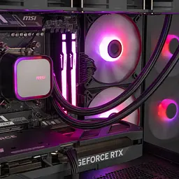 Комп'ютер Dragon Lucky Spectre Powered_by MSI (RTX 5080 - R7 7800X3D) Black / AMD Ryzen 7 7800X3D (4.2–5.0), 8 ядер / NVIDIA GeForce RTX 5080 / 32 ГБ (DDR5) / 1024 ГБ (SSD) - мініатюра 8