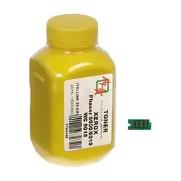 Тонер Xerox Ph6000/6010,20г Cyan+chip reg2/4 AHK (1500256)