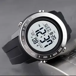 Чоловічий наручний годинник 1524BKWT Black-White Skmei acs0030701 - мініатюра 4