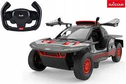 Машинка Rastar AUDI Q e-tron на управлінні чорний 92200 - мініатюра 3