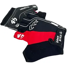 Велорукавиці Good Bike D-Grip короткий палець розмір M червоні (94505Red-IS) - мініатюра 3