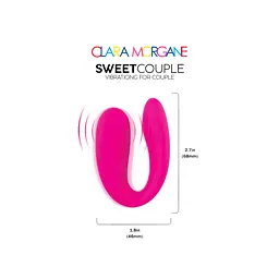 Вібратор Clara Morgane Sweet Couple 6.8 см (рожевий) - мініатюра 10