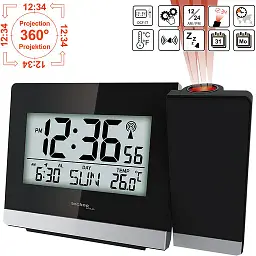 Годинник проекційний Technoline WT536 Black (WT536) - мініатюра 3