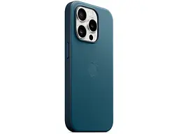 Чохол для смартфона Apple iPhone 15 Pro FineWoven Case with MagSafe Pacific Blue (MT4Q3) - мініатюра 2