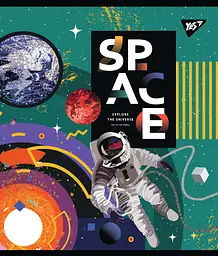 Набір зошитів Yes Space abstract А5 в клітинку 18 аркушів 10 шт. (765195) - мініатюра 4