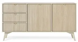 Комод Perfect Home Форест / Forest KSZ158 2-дверний з 3 шухлядами Беж пісочний/ялиця сканді (PFH-091483) - мініатюра 5