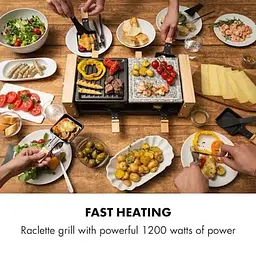 Гриль раклет Klarstein Chateaubriand Nuovo Raclette 1200W (10032729) - мініатюра 5