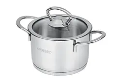 Каструля зі скляною кришкою Ardesto Luna AR-0609-S 0,9 л 12 см - мініатюра 2