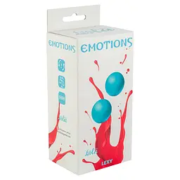 Вагінальні кульки Lola Toys Emotions Lexy Large 2 шт (бірюзовий) - мініатюра 2