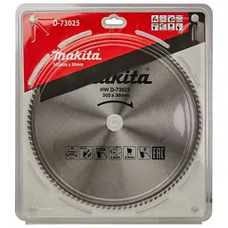 Диск пиляльний по алюмінію 305х30 мм 100T Makita TCT D-73025