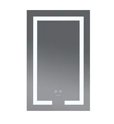Дзеркало Mixxus Hard MR07-50x80 (LED Touch, антизапотівання, димер, регулювання яскравості) MX9992 - мініатюра 2
