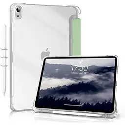 Чохол-книжка BeCover Soft Edge з кріпленням Apple Pencil для Apple iPad Air 11" M2/M3 2024/2025 Green (711427) - мініатюра 2