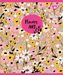 Набір зошитів Yes Flowers art А5 в клітинку 18 аркушів 10 шт. (765080) - мініатюра 2