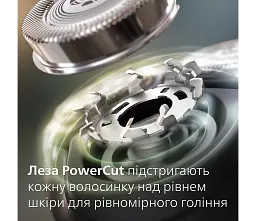 Електробритва Philips Series 1000 чорна (S1141/00) - мініатюра 10