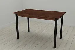 Стіл кухонний Ferrum-decor Маріо 75x120x60 Чорний ДСП Венге 16мм (FRD-105623)
