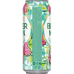 Пиво Оболонь Beermix Raspberry 2.4% 0.5 л з/б - мініатюра 2