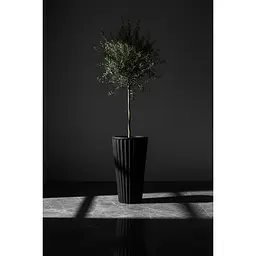 Вазон для квітів Serinova Lilium 9 л чорний (40-LVT107102-200100) - мініатюра 6