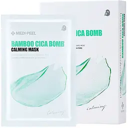 Заспокійлива тканинна маска Medi-Peel Bamboo Cica Bomb Calming Mask 250 мл (10 шт. х 25 мл)