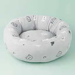 Лежак Trixie для котів Mimi з мордочками сірий плюш 50 см [CD] - мініатюра 2