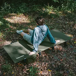 Ліжко складане Naturehike XJC08 CNK2550WS020, поліестер, алюміній, чорний - мініатюра 6