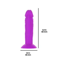 Набор фаллоимитаторов Addiction Silly Willy 3.3” Silicone Dildo, 3 цвета, 12 шт - миниатюра 12