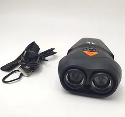 Ультразвуковий акумуляторний відлякувач собак із ліхтариком Ultrasonic Dog Repeller PU 70/8669 - мініатюра 3