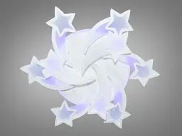 Ексклюзивна LED люстра з пультом для дитячої кімнати, 150W, біла - мініатюра 2