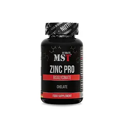 Цинк бісгліцинат MST Nutrition Zinc Pro Chelate, 60 таблеток