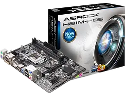 Материнська плата ASRock H81M-HDS LGA 1150 (H81M-HDS) Б/В