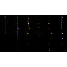 Гірлянда Delux ICICLE 100 LED C 3.2х0.7 м Мульти/Прозорий IP20 (90015254) - мініатюра 2