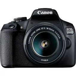 Дзеркальний фотоапарат Canon EOS 2000D Kit EF-S 18-55mm f/3.5-5.6 DC III (2728C007) [83687] - мініатюра 1
