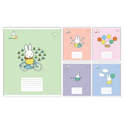 Набір зошитів шкільних YES А5/12 лінія Miffy Playfull 25 шт (767632)