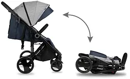 Прогулянкова коляска Kidwell Carell Dark Blue - мініатюра 8