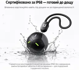 Bluetooth-трекер для пошуку речей UGREEN FineTrack 2 FT309 2 шт. AirTag пошукова мітка Apple Find My для iPhone з iOS 14.5+ або iPad з iPadOS 14.5+ звуковий пошук поблизу до 110 дБ пиловологозахист IP68 сповіщення про залишену річ режим втрати до 7 років роботи батарея без заміни та перезаряджання флуоресцентні елементи 4 шнурки в комплекті чорний (95020A) - мініатюра 11