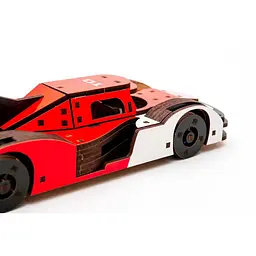 Дерев'яний 3D конструктор Racing Car Puz-01037, 146 деталей - мініатюра 3