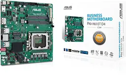 Материнська плата ASUS PRO H610T-CSM (PRO H610T-CSM) (Socket 1700, Intel H610, Mini-ITX) - мініатюра 4