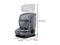 Автокрісло KinderKraft Oneto3 i-Size Cool Grey (KCONE300GRY0000) - мініатюра 8