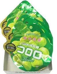 Японські желейні цукерки Kororo Fruit Juice Gummy зі смаком мускатного винограду 48г - мініатюра 5