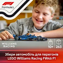 Конструктор LEGO Speed Champions Автомобіль для перегонів F1 Williams Racing FW46, 263 деталі (77249) - мініатюра 9