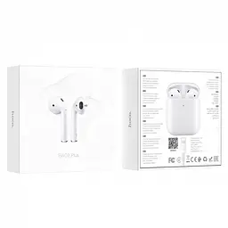 Навушники Bluetooth Hoco EW02 Plus True wireless BT headset White - мініатюра 3