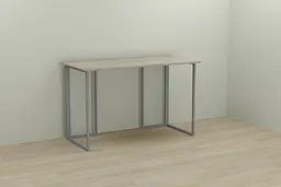 Комп'ютерний стіл Ferrum-decor Ханна 75x140x70 сірий ДСП Дуб Сонома 16мм (FRD-101442) - мініатюра 6