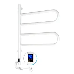 Електрична рушникосушка Navin Fouette 480x600 Sensor з таймером, біла 12-112033-4860, Білий матовий, Електронний - мініатюра 3