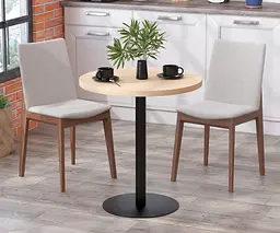 Обідній стіл круглий BS-450 Діаметр 70 см Loft Design (Дуб Борас)