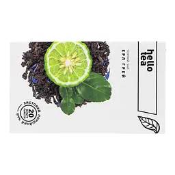 Чай чорний Hello Tea Ерл Грей 40 г (20 шт. х 2 г) (930230) - мініатюра 3